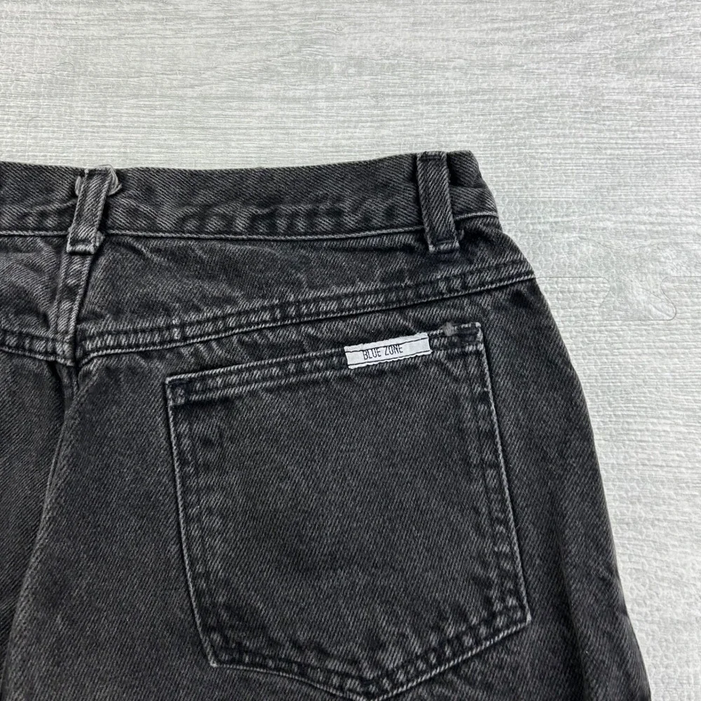 Vintage 90s Blue‎ Zone Jeans Size 32x34 Black Dark Wash Pants 476Y2073